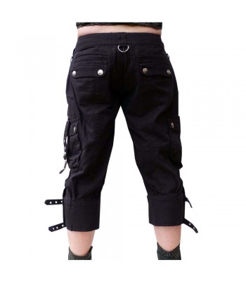 Women Clothes Unisex Gothic Rock 3/4 Shorts Lady 